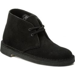 Botki CLARKS - Desert Boot. 261071624 Black. Czarne botki damskie skórzane marki Clarks. W wyprzedaży za 329,00 zł.