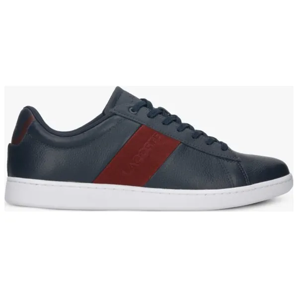 Lacoste Carnaby Evo 319 1 Sma buty męskie, granatowy, rozmiar 44,5. Niebieskie buty sportowe męskie Lacoste, ze skóry, bez zapięcia, Lacoste Carnaby Evo. W wyprzedaży za 382,49 zł.