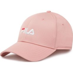 Czapka z daszkiem FILA - 6 Panel Cap Linear Logo 686029 Lobster Bisque A423. Różowe czapki damskie Fila, bez wzorów, z bawełny. Za 139,00 zł.