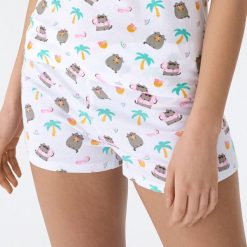 Piżamowe szorty Pusheen - Wielobarwn. Szare piżamy damskie House, s, bez wzorów. Za 29,99 zł.