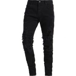 Jeansy męskie: Cayler & Sons ALLDD INVERTED BIKER IAN Jeansy Slim Fit black