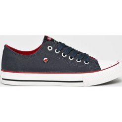 Lee Cooper - Tenisówki. Niebieskie trampki i tenisówki damskie Lee Cooper, bez wzorów, z gumy, na sznurówki. Za 99,90 zł.