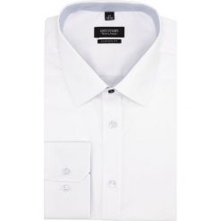 Koszula bexley 2464 długi rękaw custom fit biały. Białe koszule męskie marki Recman, m, bez wzorów, bez kołnierzyka, z długim rękawem. Za 89,99 zł.