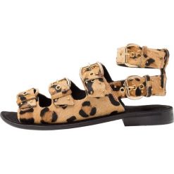 Sandały damskie: SPM FINN STRAPS Sandały z cholewką light brown