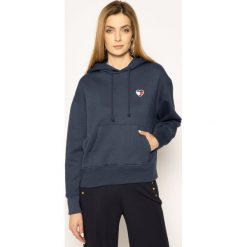 Bluza Tommy Jeans Tjw Modern Logo DW0DW07544. Niebieskie bluzy damskie Tommy Jeans, m, bez wzorów, z bawełny, bez rękawów, bez kaptura. W wyprzedaży za 339,00 zł.