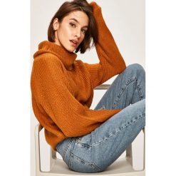 Answear - Sweter. Czarne swetry damskie ANSWEAR, s, bez wzorów, z dzianiny, bez rękawów. W wyprzedaży za 79,90 zł.
