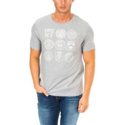 T-shirty męskie z nadrukiem: T-shirt w kolorze szarym
