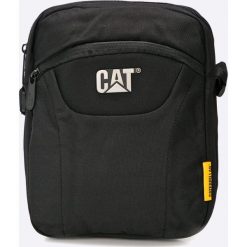 Caterpillar - Saszetka. Czarne torby na laptopa marki Caterpillar, w paski, z poliesteru. W wyprzedaży za 79,90 zł.