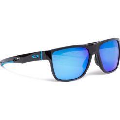 Okulary przeciwsłoneczne OAKLEY - Crossrange XL OO9360-1358 Polished Black/Prizm Sapphire Iridium. Czarne okulary przeciwsłoneczne męskie marki Oakley, z tworzywa sztucznego. W wyprzedaży za 579,00 zł.