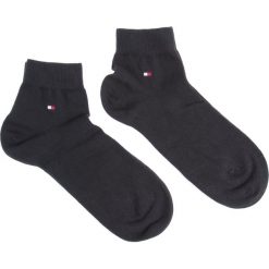 Tommy Hilfiger 2-pack Skarpetki Czarny. Czarne skarpetki męskie TOMMY HILFIGER, bez wzorów, z elastanu. Za 51,95 zł.