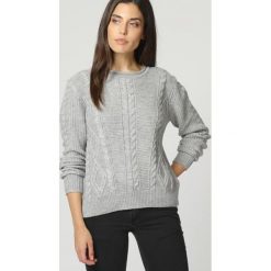 Swetry klasyczne damskie: Sweter w kolorze szarym