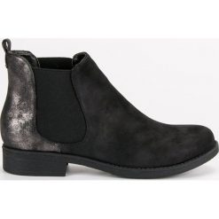 SZTYBLETY DAMSKIE CASUAL. Czarne botki damskie marki FILIPPO, casualowe, bez obcasa, bez zapięcia. Za 99,99 zł.
