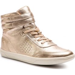 Sneakersy GINO ROSSI - Judy DT808M-TWO-BG00-2300-T 3M. Żółte półbuty damskie marki Gino Rossi, bez wzorów, ze skóry, bez obcasa, na płaskiej podeszwie, bez zapięcia. W wyprzedaży za 219,00 zł.