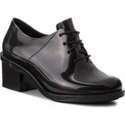 Półbuty MELISSA - Dubrovka Ad 32245 Black 01003. Czarne creepersy damskie Melissa, z materiału, na obcasie. W wyprzedaży za 309,00 zł.