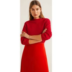 Mango - Sweter Milan. Czerwone swetry damskie Mango, l, bez wzorów, z wiskozy, bez rękawów, bez kaptura. W wyprzedaży za 69,90 zł.