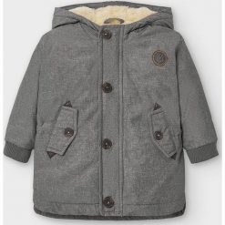 Mayoral - Kurtka dziecięca 74-98 cm. Szare kurtki chłopięce Mayoral, bez wzorów, z elastanu, długie, z kapturem. Za 197,90 zł.