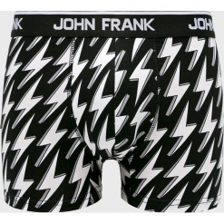 John Frank - Bokserki (2-pack). Czarne bokserki męskie marki John Frank, z bawełny. W wyprzedaży za 59,90 zł.
