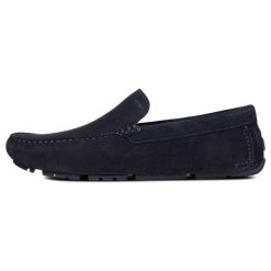 Geox Mokasyny Męskie Melbourne 45 Ciemnoniebieskie. Czarne buty wizytowe męskie marki Geox, bez zapięcia. Za 559,00 zł.