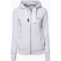 Bluzy damskie: Superdry – Damska bluza rozpinana, szary