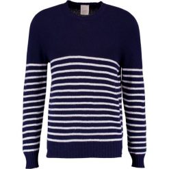 Swetry klasyczne męskie: 120% Cashmere Sweter blu/panna