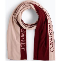 Calvin Klein - Szalik damski, czerwony. Czerwone szaliki damskie Calvin Klein. Za 199,95 zł.