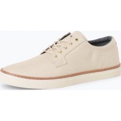 Gant - Tenisówki męskie z dodatkiem skóry, beżowy. Brązowe trampki męskie GANT, bez wzorów, ze skóry, bez zapięcia. Za 379,95 zł.