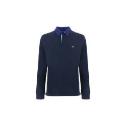 Koszulki polo z długim rękawem Harmont Blaine POLO SWEATSHIRT. Niebieskie koszulki męskie Harmont Blaine, xl, bez wzorów, polo, z długim rękawem, długie. Za 589,09 zł.