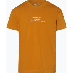Review - T-shirt męski, żółty. Żółte t-shirty męskie Review, l, z dżerseju. Za 69,95 zł.