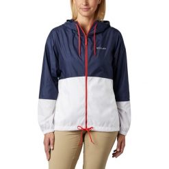 Kurtka wiatrówka Columbia Flash Forward Windbreaker 1585911467. Białe kurtki damskie Columbia, xs, bez wzorów, bez kaptura. Za 156,79 zł.