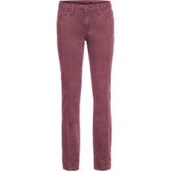 Spodnie ze stretchem bonprix jasny jeżynowy. Fioletowe spodnie damskie bonprix. Za 59,99 zł.