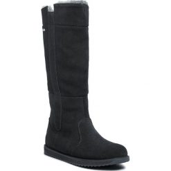 Buty EMU AUSTRALIA - Moonta W11799 Dark Grey. Szare kozaki damskie EMU Australia, ze skóry, bez obcasa, bez zapięcia. Za 989,00 zł.