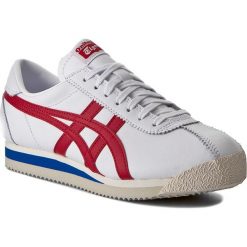 Sneakersy ONITSUKA TIGER - Corsair D713L White/True Red 0123. Białe półbuty damskie Onitsuka Tiger, ze skóry. W wyprzedaży za 219,00 zł.