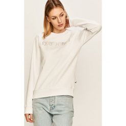 Roberto Cavalli Sport - Bluza. Czarne bluzy sportowe damskie Roberto Cavalli Sport, s, z aplikacjami, z bawełny, bez rękawów, bez kaptura. Za 759,90 zł.