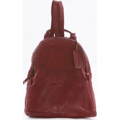 Skórzany plecak w kolorze czerwonym - 25 x 29 x 13 cm. Czerwone plecaki damskie marki neropantera, ze skóry. W wyprzedaży za 257,95 zł.