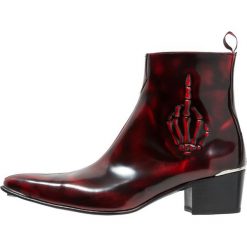 Botki damskie: Jeffery West SYLVIAN BONE FINGER Botki kowbojki i motocyklowe red