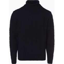 Nils Sundström - Sweter męski, niebieski. Niebieskie swetry męskie Nils Sundström, xl, bez wzorów, vintage, bez kołnierzyka, bez kaptura. Za 229,95 zł.