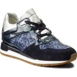 Sneakersy GEOX - D Shahira B D62N1B 022AY C4002 Navy. Niebieskie półbuty damskie Geox, ze skóry. W wyprzedaży za 219,00 zł.