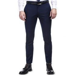 Spodnie MARCUS 16-13SBO. Niebieskie spodnie męskie Giacomo Conti, m, bez wzorów, z wełny, eleganckie. Za 399,00 zł.
