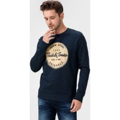 Jack & Jones Torino Bluza Niebieski. Niebieskie bluzy męskie Jack & Jones, xxl, z nadrukiem, z bawełny, bez kołnierzyka, bez rękawów, bez kaptura. Za 131,95 zł.