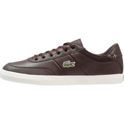 Trampki męskie: Lacoste COURTMASTER Tenisówki i Trampki dark brown/offwhite