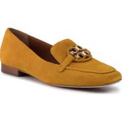 Lordsy TORY BURCH - Metal Miller 15Mm Loafer 63250 Goldfinch/Gold 701. Żółte półbuty damskie Tory Burch, ze skóry, bez obcasa, na obcasie. Za 1269,00 zł.