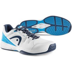 Head Brazer Men White/Navy 44,0. Niebieskie buty sportowe męskie marki Head, bez zapięcia, tenisowe. Za 219,00 zł.