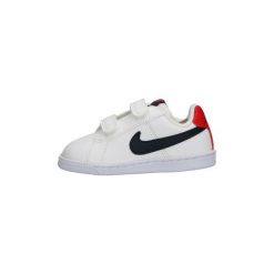 Buty Dziecko Nike COURT ROYALE (TDV). Białe trampki dziewczęce Nike, bez wzorów, bez zapięcia. Za 166,16 zł.