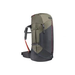 Plecak trekkingowy - TREK 100 Easyfit - 60L damski. Brązowe plecaki damskie FORCLAZ, bez wzorów, z poliesteru. Za 299,99 zł.