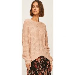 Vero Moda - Sweter. Różowe swetry damskie Vero Moda, s, bez wzorów, z dzianiny, bez rękawów, bez kaptura. W wyprzedaży za 99,90 zł.
