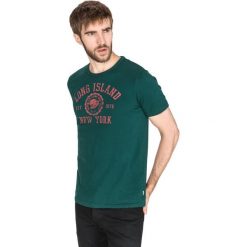Jack & Jones Gavin Koszulka Zielony. Zielone podkoszulki męskie Jack & Jones, xl, z nadrukiem, z bawełny, bez kołnierzyka, krótkie. Za 78,95 zł.
