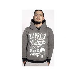 Bluza Kawa czy Lody ? Grafit( Męska). Szare bluzy męskie marki ŁAP NAS, m, z nadrukiem, z bawełny, z kapturem, bez rękawów, bez kaptura. Za 159,00 zł.