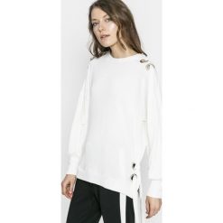 Only - Bluza. Białe bluzy damskie marki ONLY, s, z bawełny, bez kaptura. W wyprzedaży za 59,90 zł.