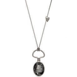Piękny Naszyjnik - srebro 925, Swarovski. Szare naszyjniki damskie z kryształem, srebrne. Za 549,00 zł.