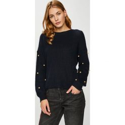 Only - Sweter Mella. Czarne swetry oversize damskie ONLY, l, z bawełny. W wyprzedaży za 99,90 zł.